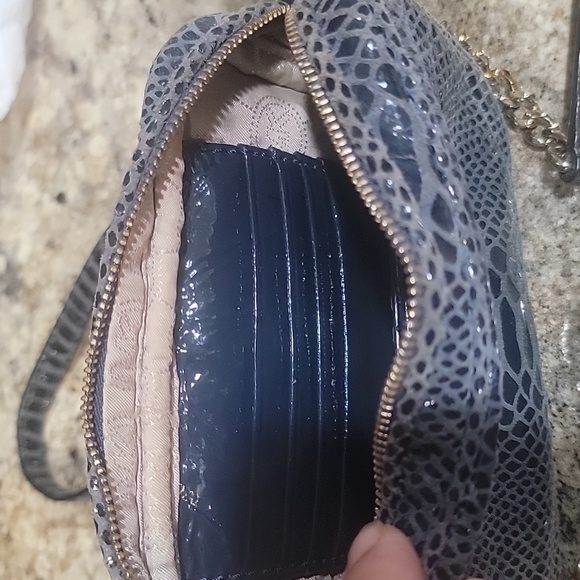 Michael Kors  Navy Snakeskin Crossbody bag - Picture 7 of 7